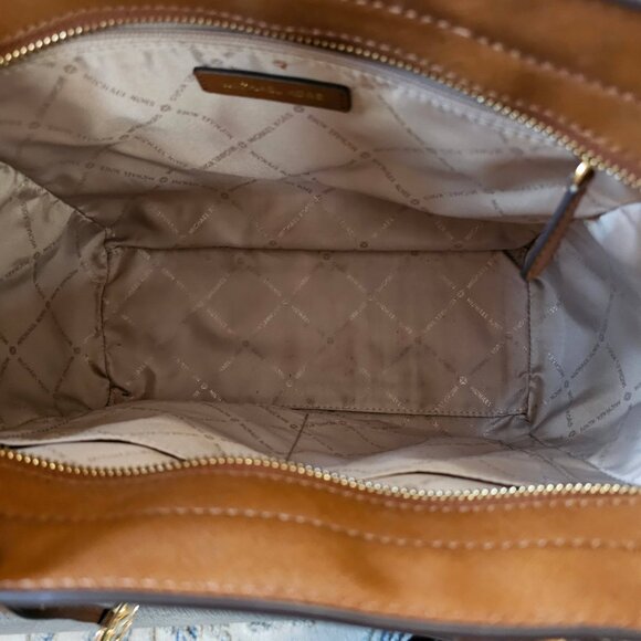 Michael Kors Park Medium Saffiano Leather Satchel - Picture 10 of 12